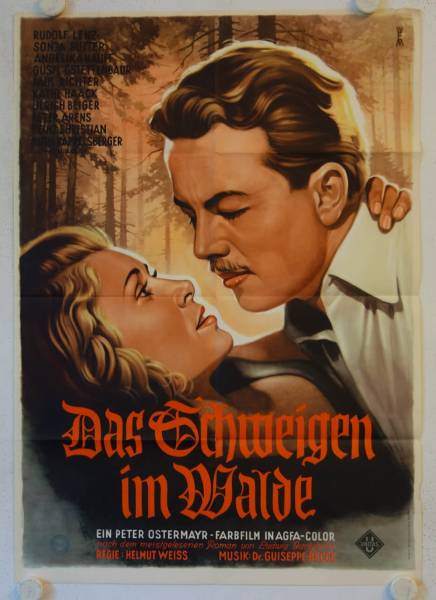 Das Schweigen im Walde originales deutsches Filmplakat